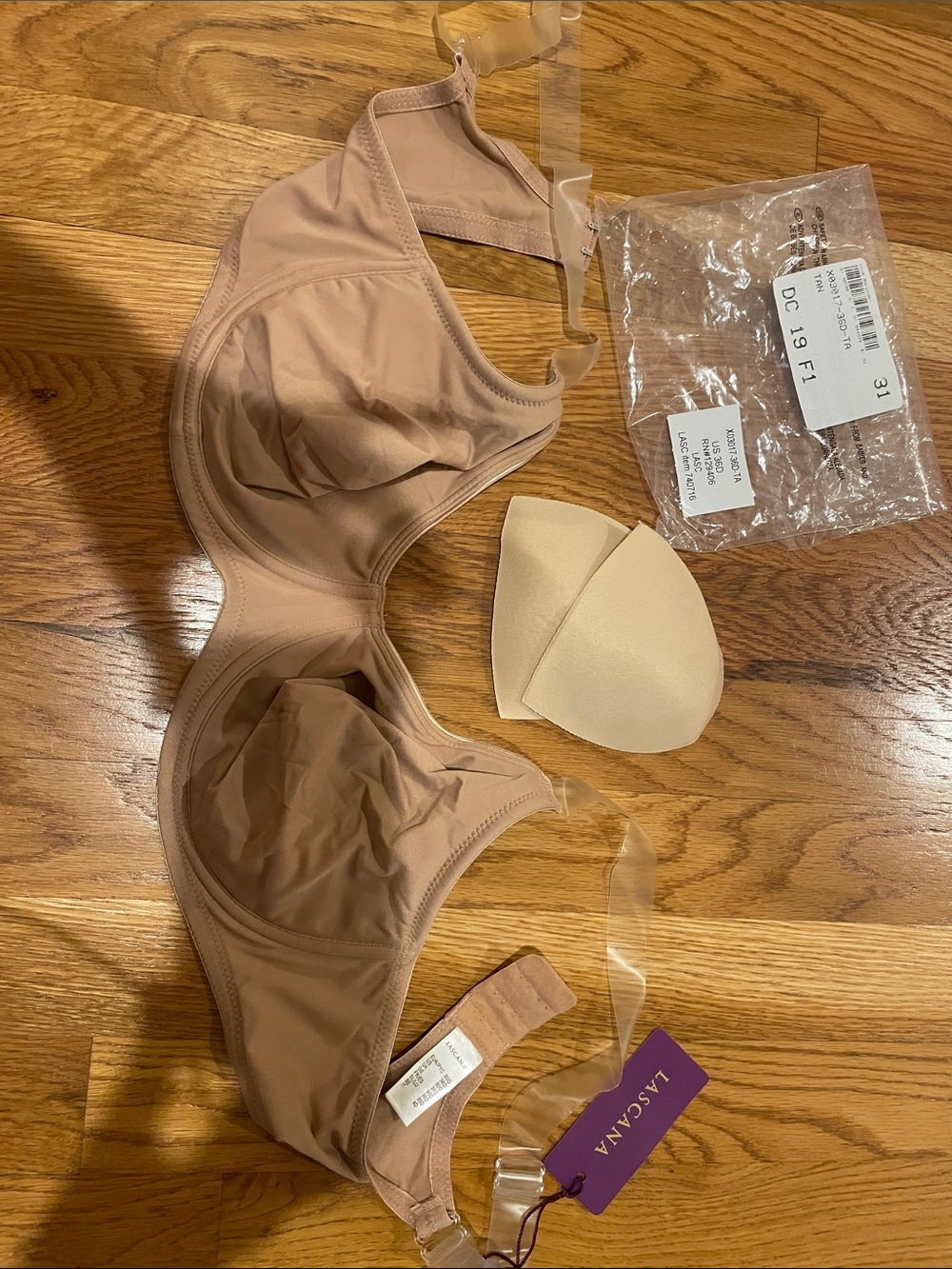 LASCANA Nude Full Coverage Underwire Bra